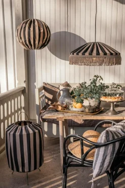 Alde & Lind Gulvlampe Capri H70 Sort/gråbrun
