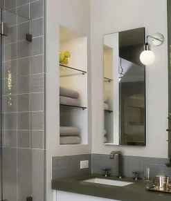 Best Aneta Lighting Badeværelsesbelysning Florens Krom/opalVit