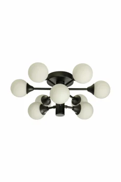 Aneta Lighting Badeværelseslampe Cosmos Black/Opal White