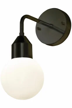 Aneta Lighting Badeværelsesbelysning Florens Sort/opalhvid