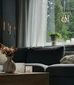 Clearance Aneta Lighting Pendel Leah Amber