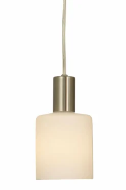 Aneta Lighting Pendel CYLINDER Stål/vit