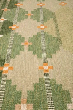 Sale Bargi Uldtæppe Röllakan 250 x 350 cm Grøn