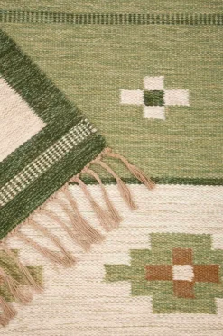 Clearance Bargi Uldtæppe Röllakan 250 x 350 cm Grøn