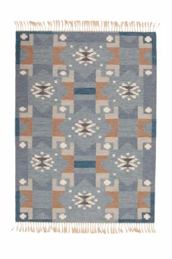 Clearance Bargi Uldtæppe Röllakan 250 x 350 cm Blå