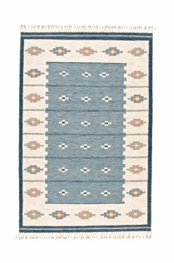 Clearance Bargi Uldtæppe Röllakan 250 x 350 cm Blå