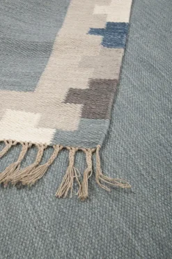Sale Bargi Uldtæppe Röllakan e 170x230 cm Blå
