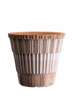Clearance Bergs Potter Krukke, Atlas rå, Ø 14 Cm Rosa
