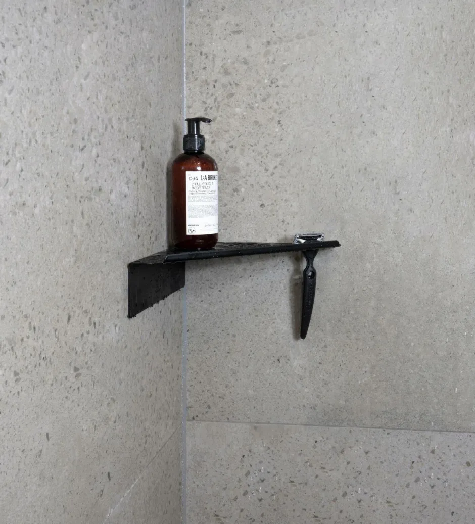 Best Beslag Design Base - Hjørnehylde Mat sort