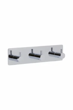 Discount Beslag Design Base 220 - 3 kroge Poleret krom