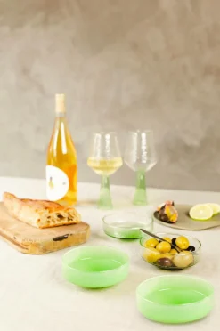 Clearance Brut Homeware Skål Claude 4-pak Grøn
