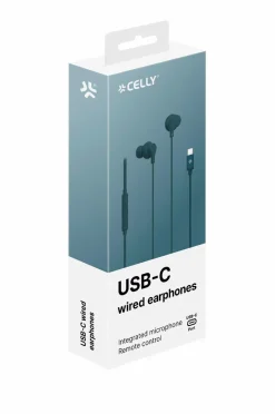 New Celly Kabel til hovedtelefoner i øret USB-C UP1600 No color