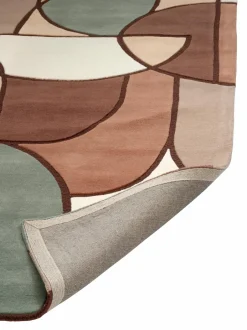 New Classic Collection Uldtæppe Modern Abstract Multi Pastell