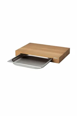 Best Continenta Skærebræt, eg med skuffe, stort, 48 x 32,5 x 6 cm Egetræ