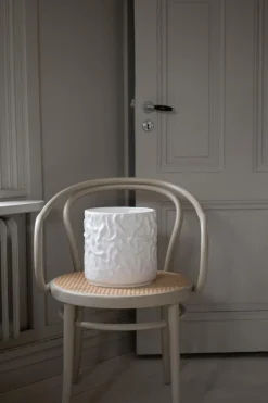 Best DBKD Krukke Swoon Medium højde 24 cm Skinnende hvid