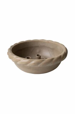 New DBKD Twine tallerken-lysestage Beige