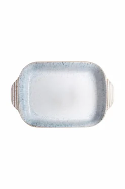 Best Denby Ovnfad Kiln Blue lille rektangulær Grå