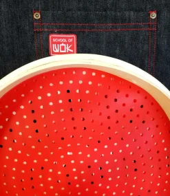 Clearance Dexam Dampende måtte Non-Stick Silicone School Of Wok Rød