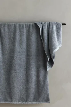 Clearance Ellos Home Badehåndklæde Elise 70x140 cm Blågrå
