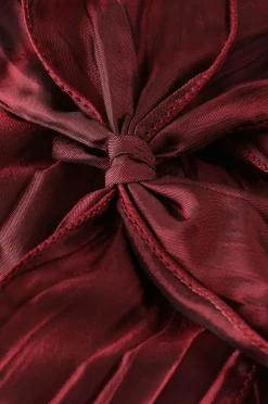 Clearance Ellos Home Bånd Crushente Bow 2-pak Bourgogne