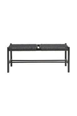 Hot Ellos Home Bænk Ellan 110x35 cm Sort