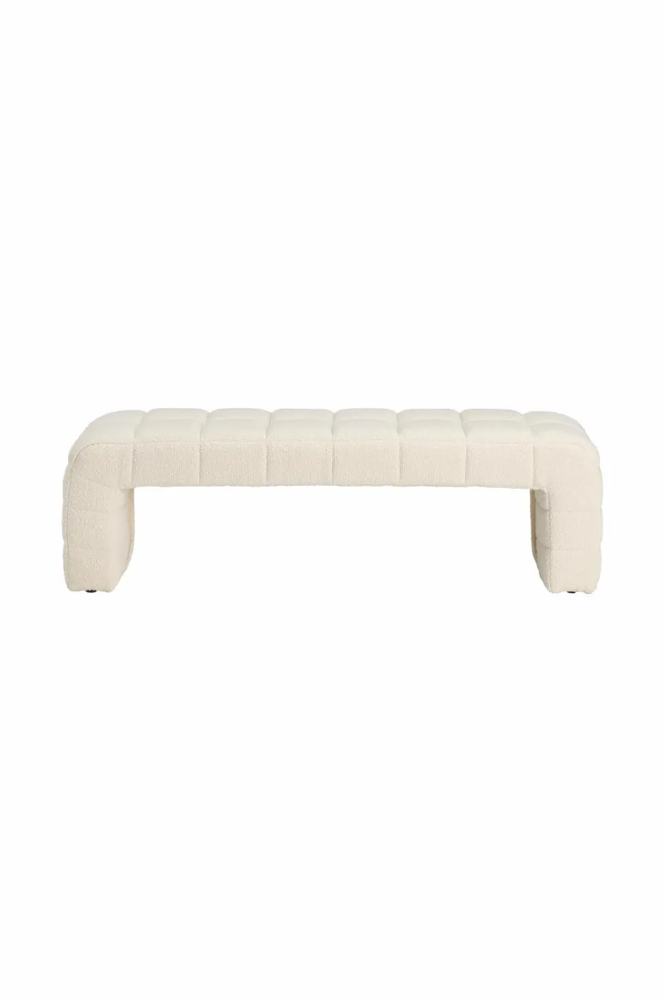 Clearance Ellos Home Bænk Fanita Cremehvid
