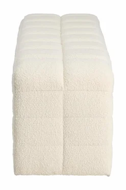 Clearance Ellos Home Bænk Fanita Cremehvid