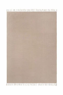 Best Ellos Home Bomuldstæppe Flora Beige