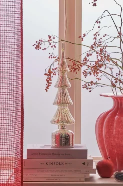 Outlet Ellos Home Bordjuletræ Decoration Christmas Tree Led Sølvfarvet