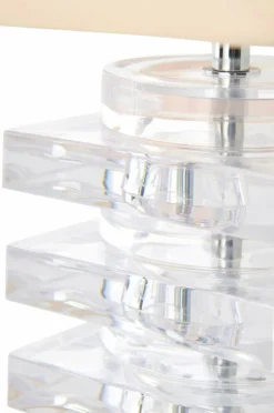 Best Ellos Home Bordlampe Stella Akryl+lys rosa