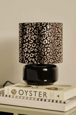 Sale Ellos Home Bordlampe Leona Sort/guld