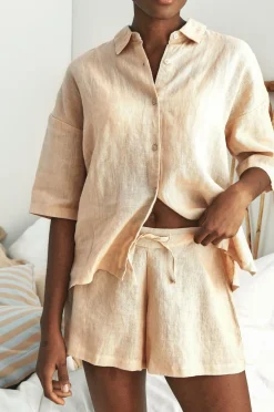 Best Ellos Home Candice Shorts Varm beige