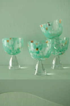 Outlet Ellos Home Cocktailglas Dotti 4-pak Grøn