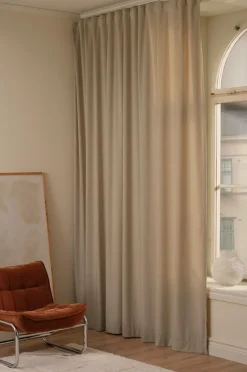 Hot Ellos Home DEMI skræddersyet fløjlsgardin Beige
