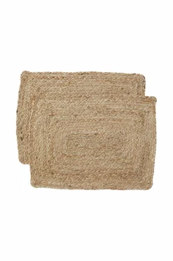 Clearance Ellos Home Dækkeserviet Jute 2-pak Natur