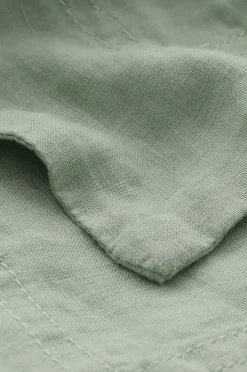 Best Ellos Home Dug Malva i 100% hør 140x140 cm Grøn