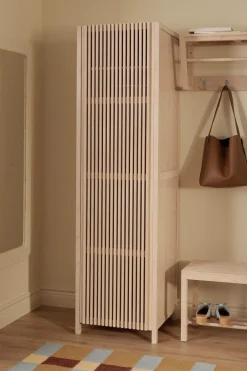 Outlet Ellos Home Garderobe Stripe Mat sand mat sand