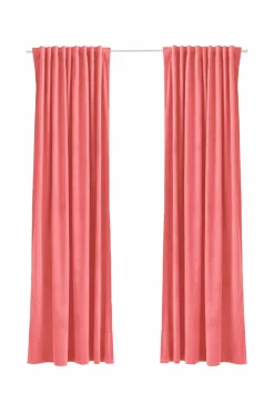 Hot Ellos Home Gardinlængde med multibånd Nora i velour, 2-pak Rosa