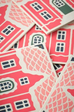 Clearance Ellos Home Gaveetiketter Double Hangtag 6-pak Rød