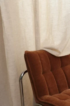 New Ellos Home LEAH skræddersyet linnedgardin linen beige