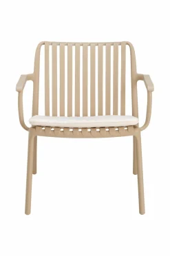 Outlet Ellos Home Lænestol til haven Caprice 2-pak Beige / cremehvid