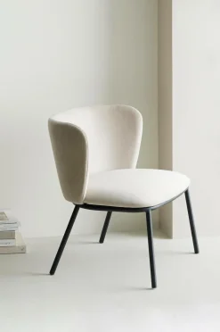 Best Ellos Home Loungestol Pirri Beige velour