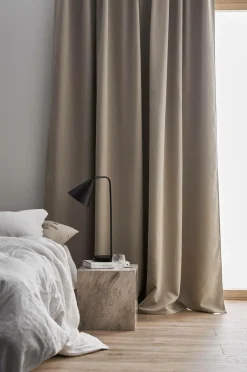 Ellos Home Mørklæggende gardin Elena Wide, ekstra bredt BEIGE