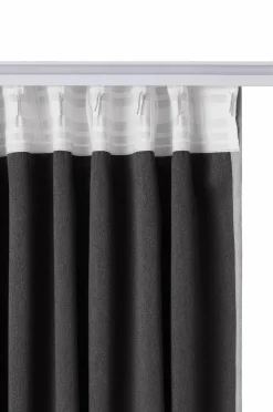 Clearance Ellos Home Mørklægningsgardin Maida 1 stk. Grå