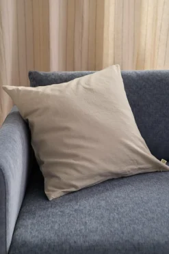 Best Ellos Home Pudebetræk Elly i genanvendt halvlinned Linen beige