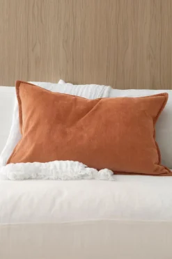 Outlet Ellos Home Pudebetræk Celina Velvet i velour Apricotorange