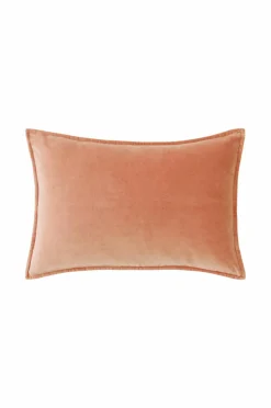 Outlet Ellos Home Pudebetræk Celina Velvet i velour Apricotorange