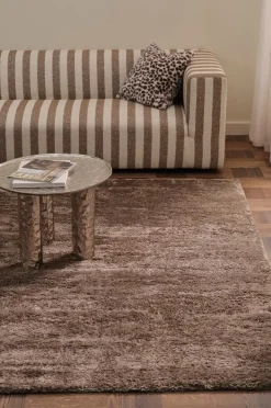 Best Ellos Home Ryatæppe Desio Shaggycarpet Brun