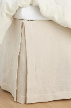 Clearance Ellos Home Sengekappe Candela i musselin 60 cm Lysbeige