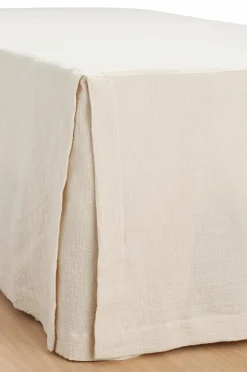 Clearance Ellos Home Sengekappe Candela i musselin 60 cm Lysbeige